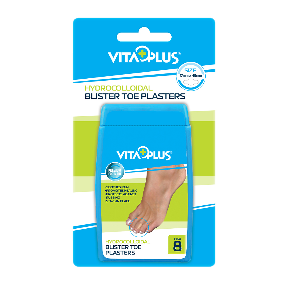 Plasters for blisters on feet